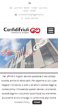 Mobile Screenshot of confidifriuli.it